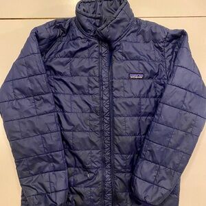 Patagonia Kids Nano Puff Jacket in Classic Navy